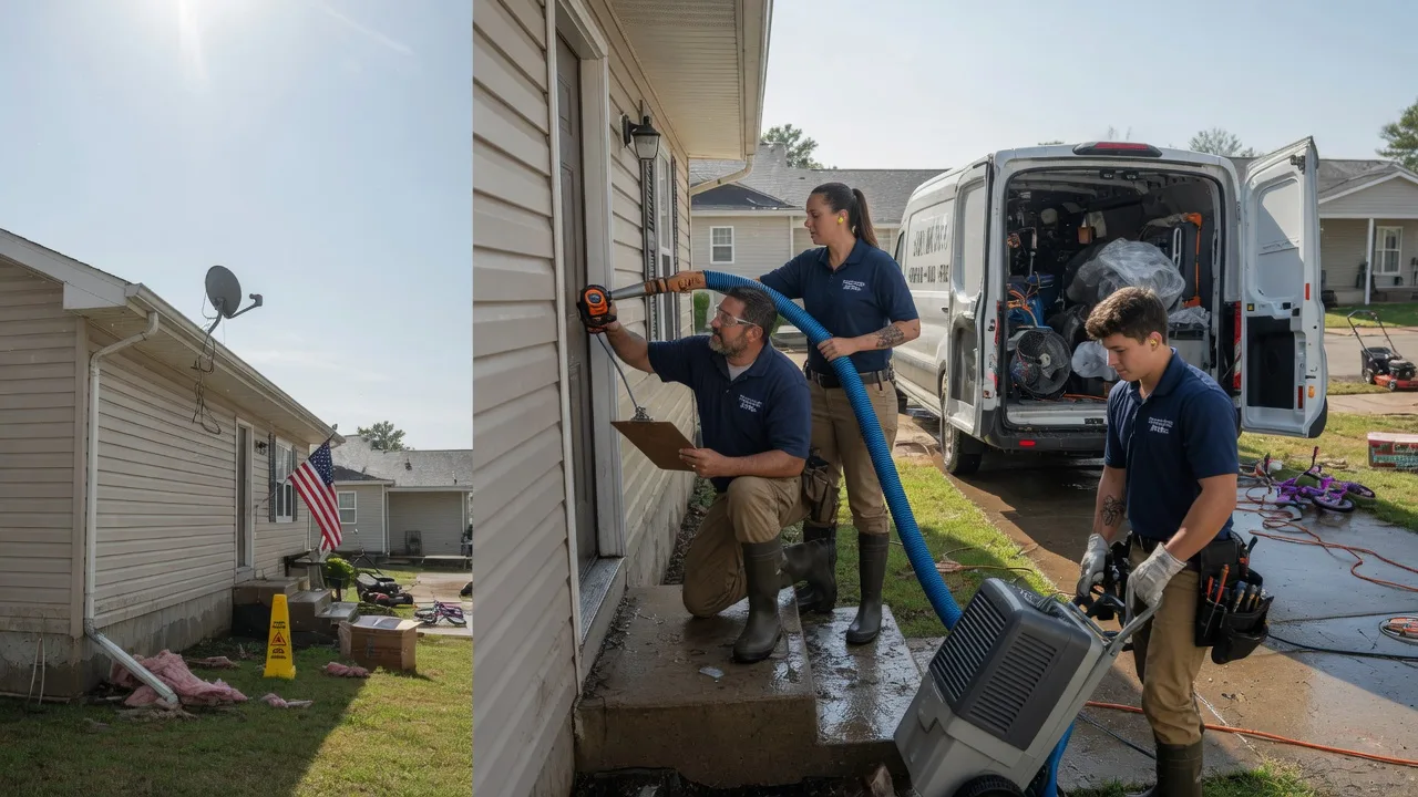 Ceiling Water Damage Restoration in Carpentersville, IL near me